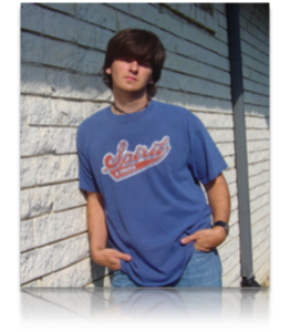 Blue Men's Tee
